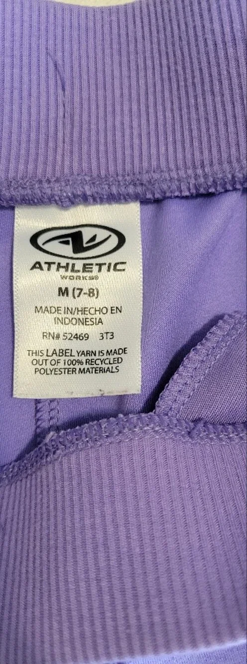 Girls Lavender Hooded Sweatshirt & Jogger Set